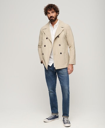 Superdry Between-Seasons Coat in Beige