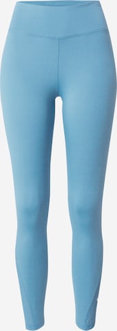 NIKE Skinny Sportovní kalhoty 'One' – modrá: přední strana