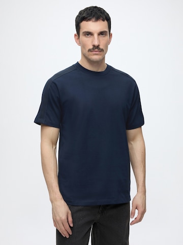 Calvin Klein Jeans Тениска в синьо: отпред