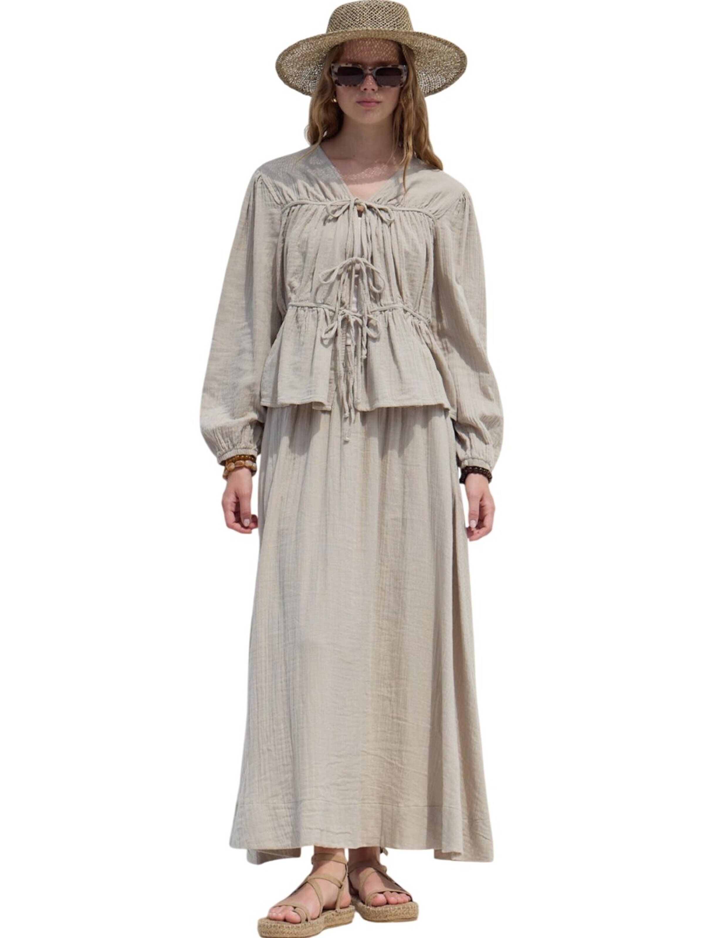 MANUKA Blouse in Wit: voorkant
