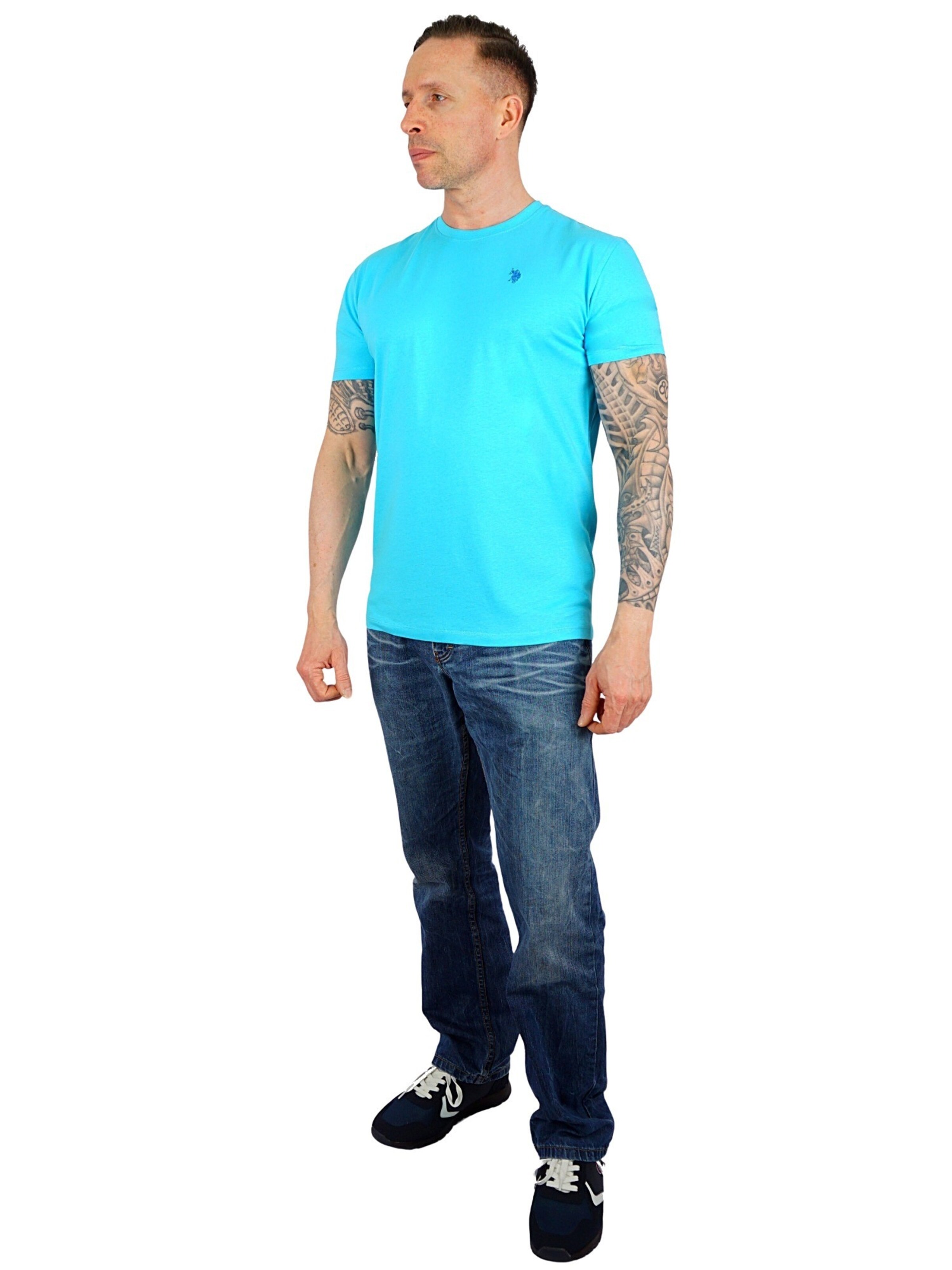 T-Shirt U.S. POLO ASSN. en bleu