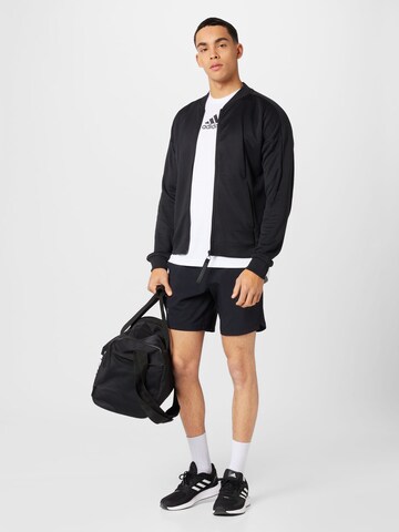 ADIDAS SPORTSWEAR Sportsweatvest 'City Escape Aeroready Warming' in Zwart