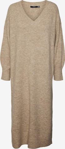 VERO MODA Knitted dress 'Jupiter' in Beige: front