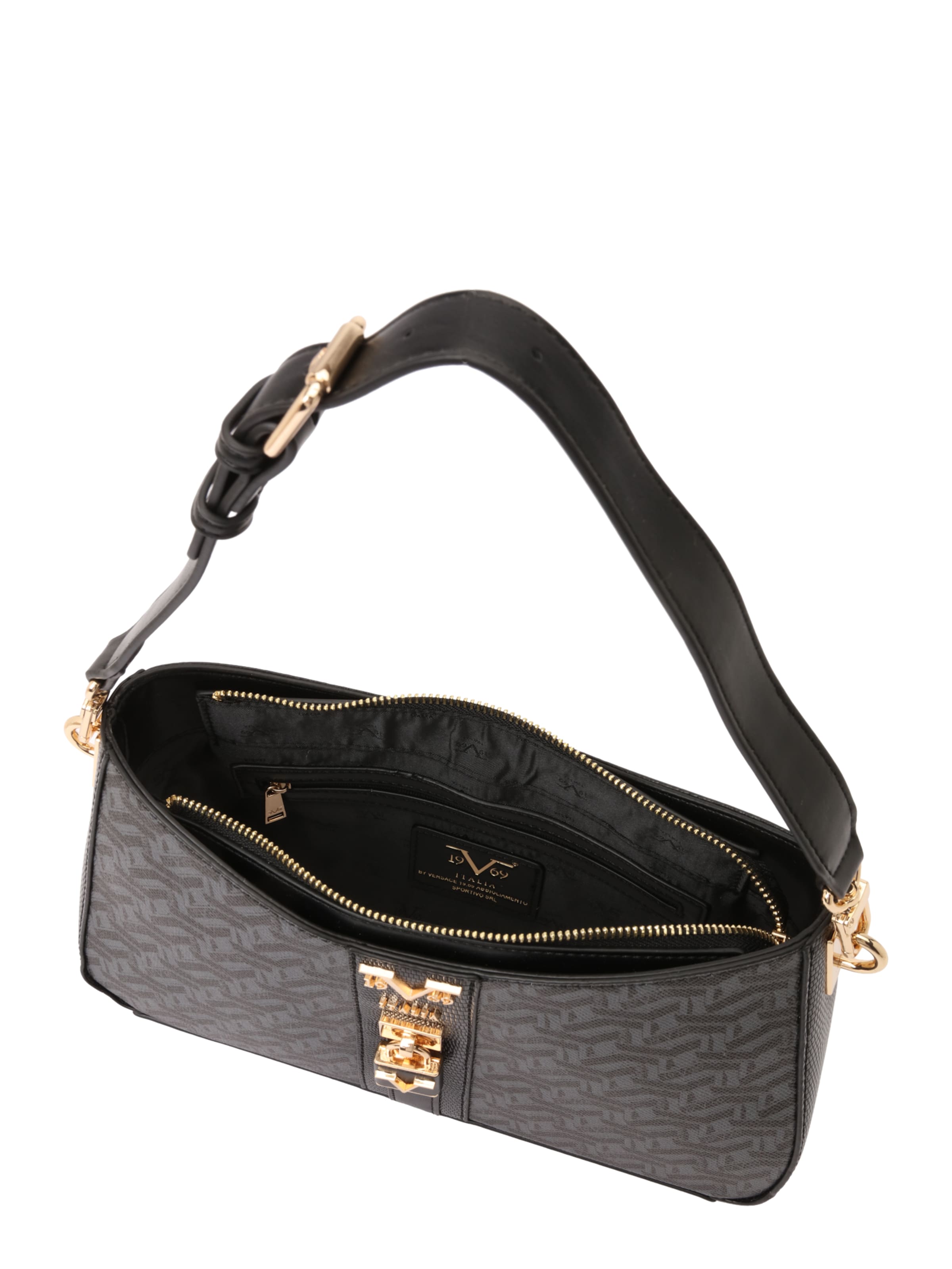 Sac bandoulière 'Ariana' 19V69 ITALIA en gris : au dessus