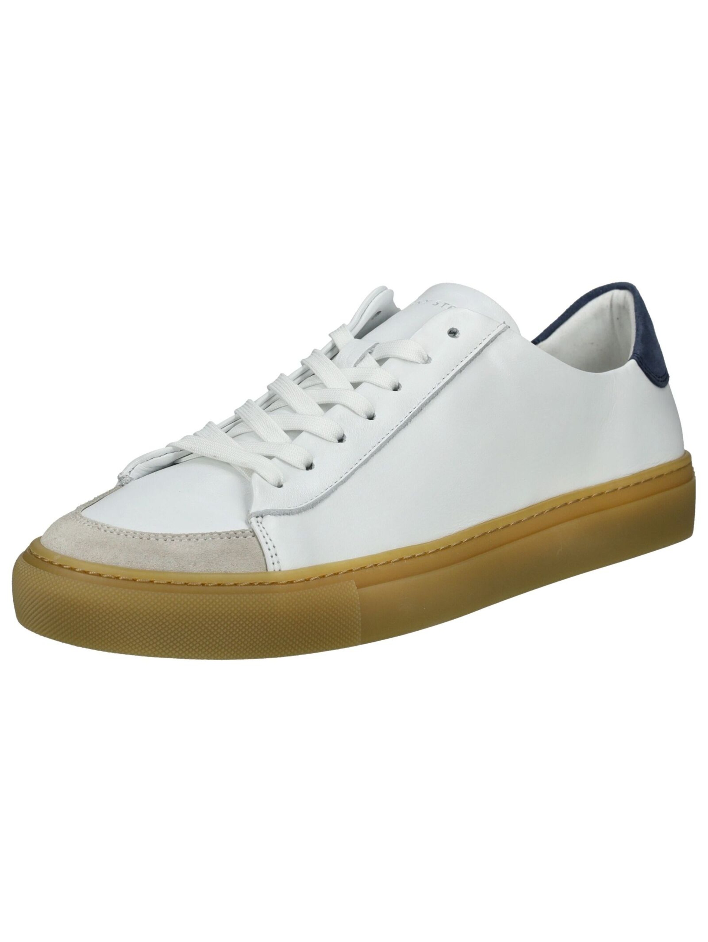 Baskets basses Sneaky Steve en blanc : devant