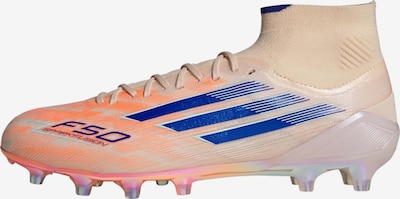 ADIDAS PERFORMANCE Chaussure de foot 'F50 Elite' en bleu marine / orange fluo / orange pastel / blanc, Vue avec produit