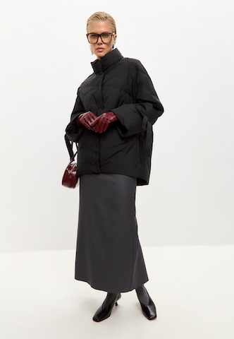 Veste d’hiver CESARE GASPARI en noir