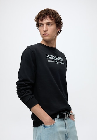 JACK & JONES Sweatshirt 'JORFREDERIKSBERG' in Zwart