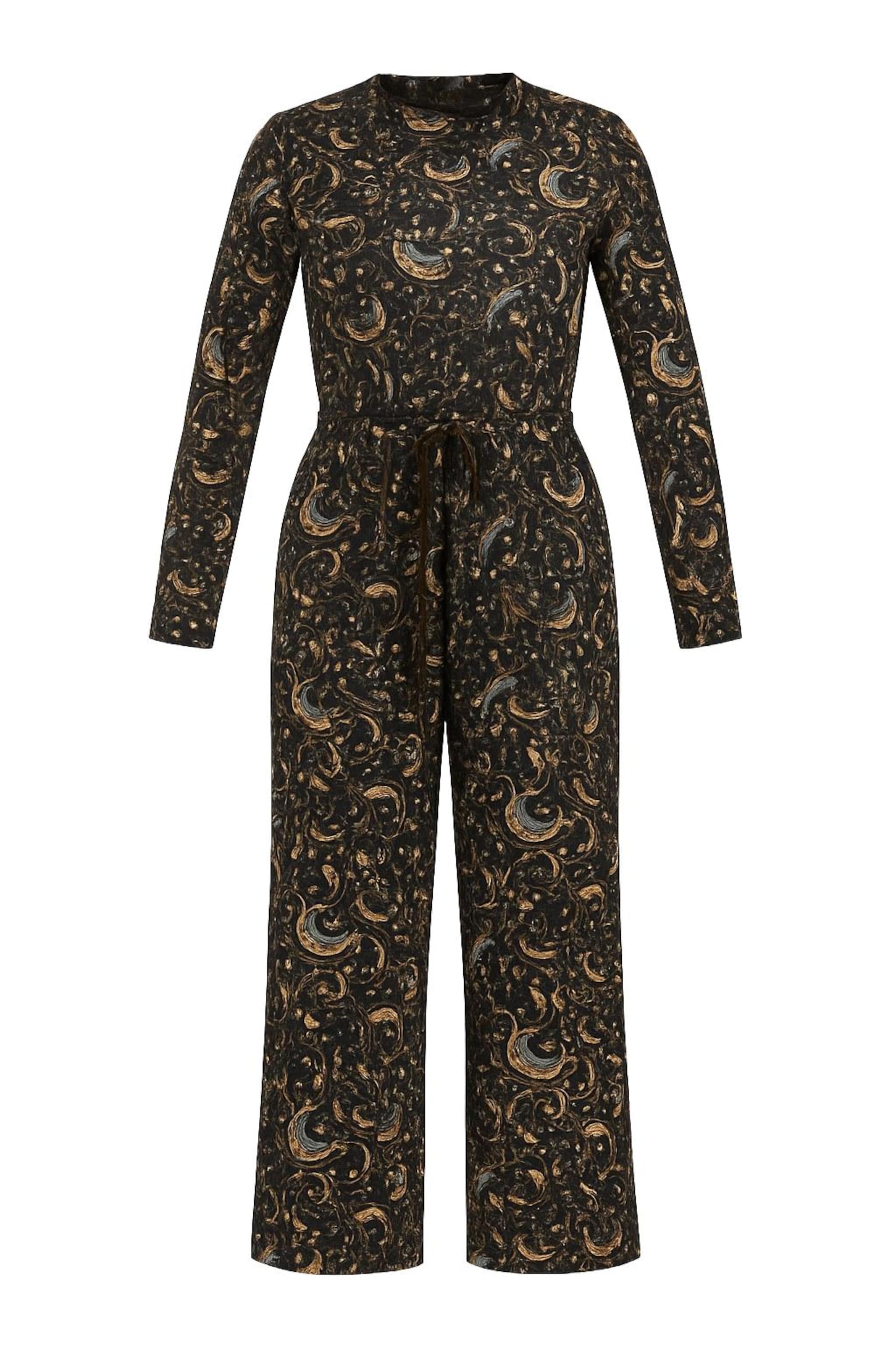 MODAMIHRAM Jumpsuit in Zwart: voorkant