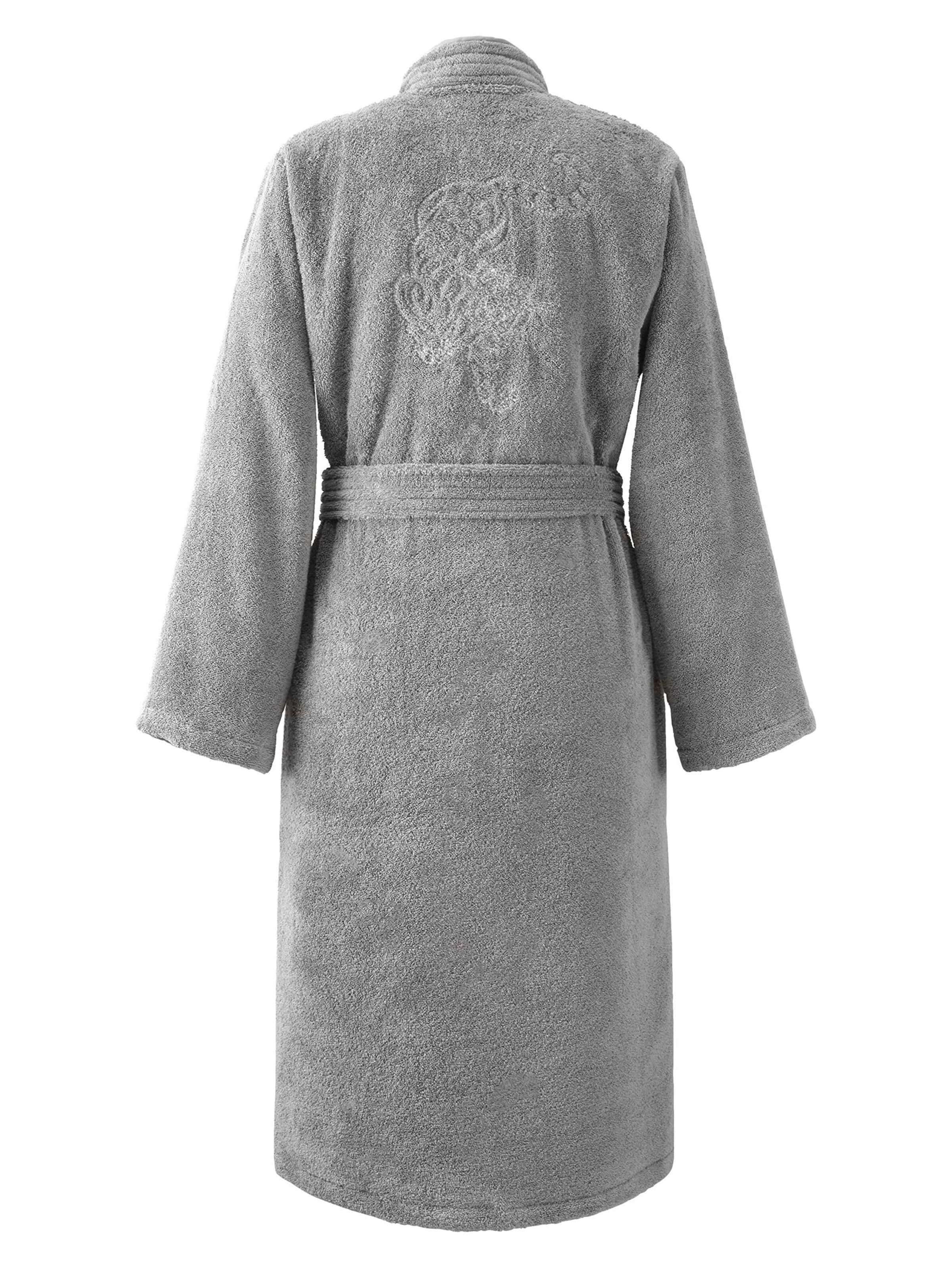 KENZO Long Bathrobe 'KASTRAL' in Grey