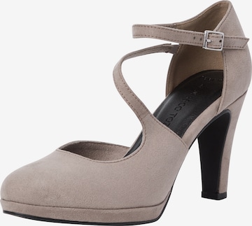 MARCO TOZZI - Zapatos con plataforma en gris: frente