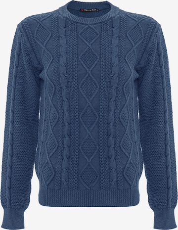 Pull-over CIPO & BAXX en bleu : devant