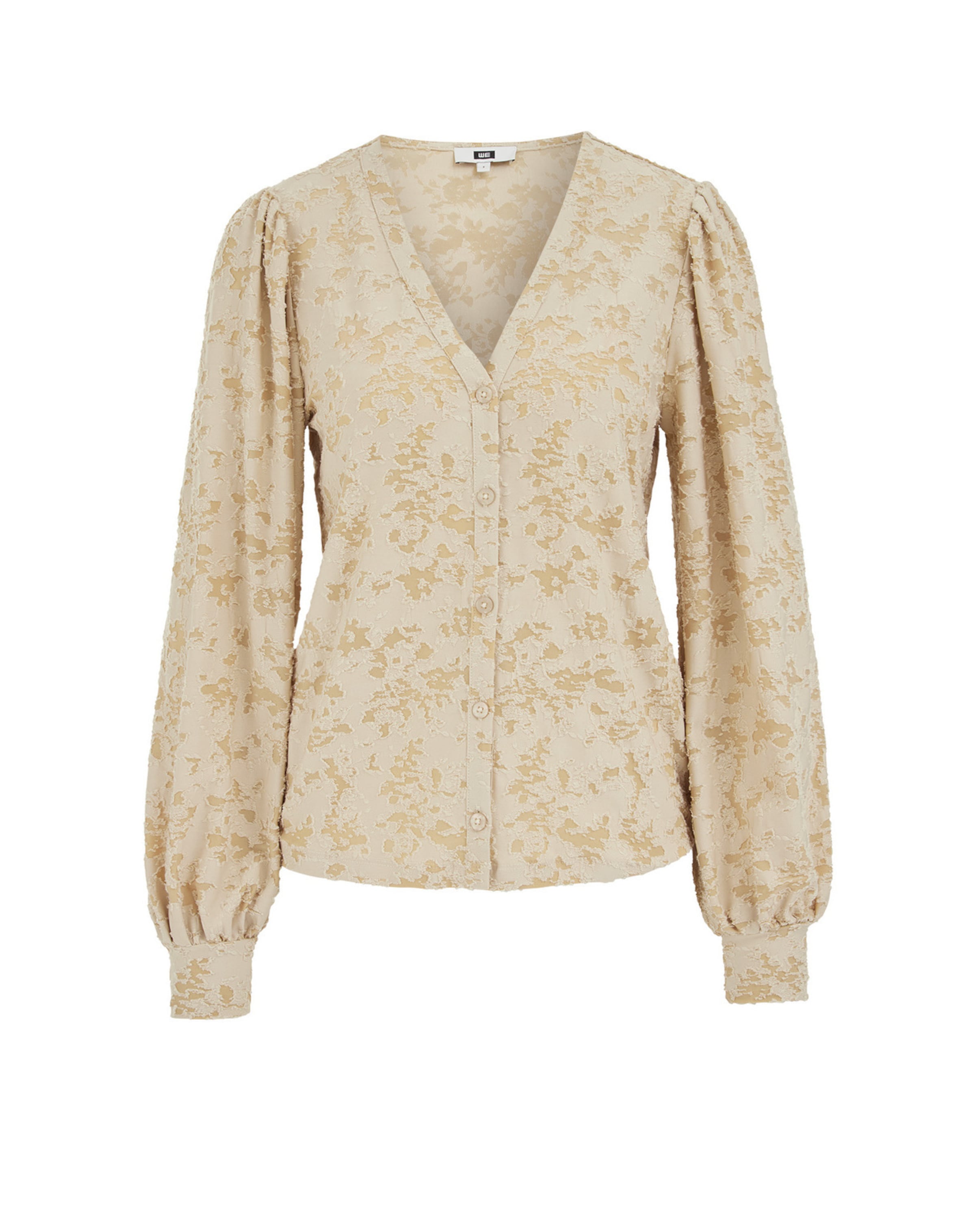 WE Fashion Bluse in Beige: Vorderseite