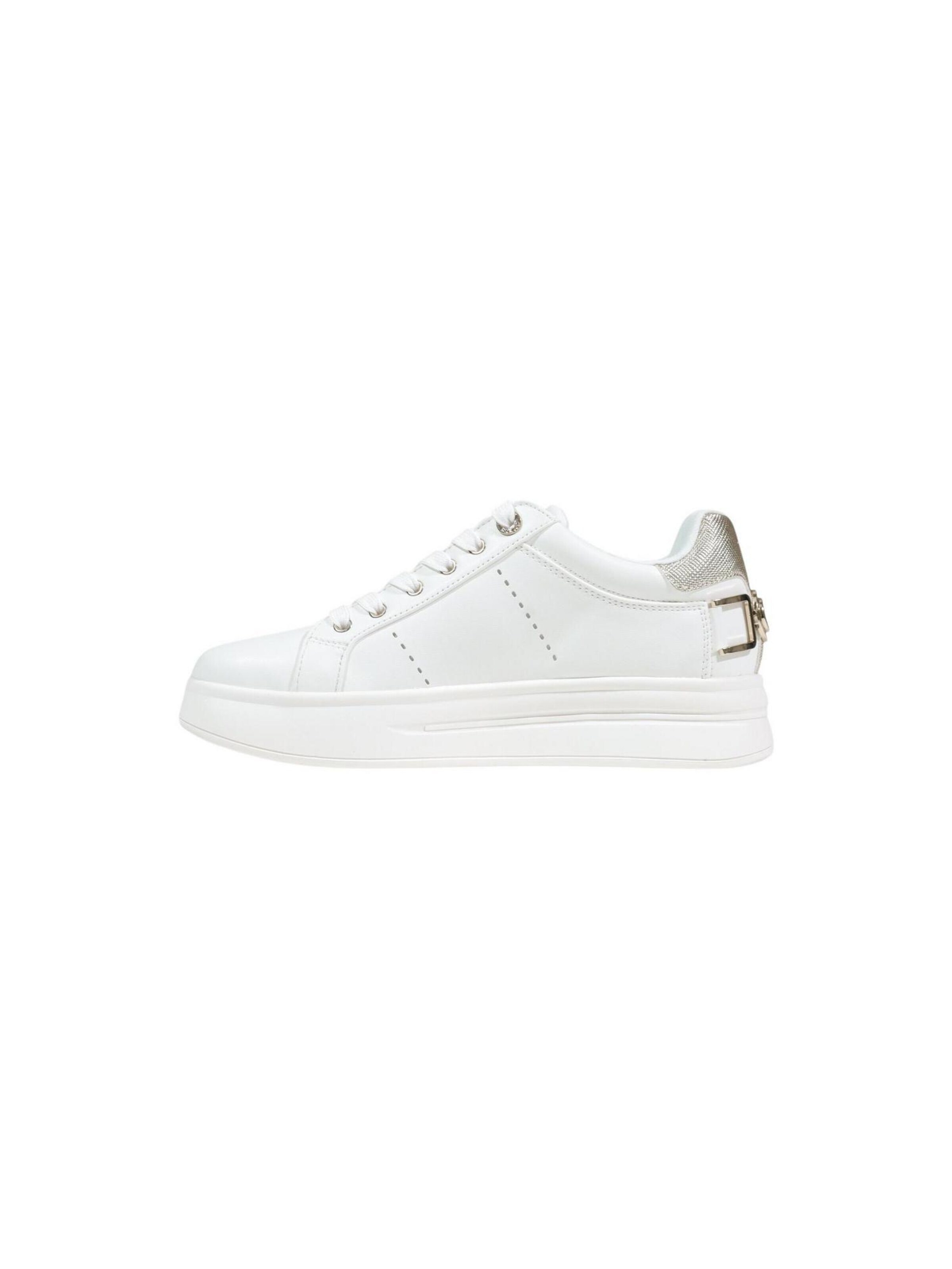 Sneaker bassa 'WESLI FLPWES ELE12' di GUESS in bianco