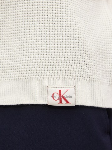 Calvin Klein Jeans Пуловер в бежово