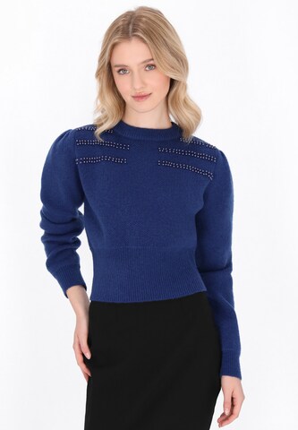 Pull-over MYMO en bleu : devant