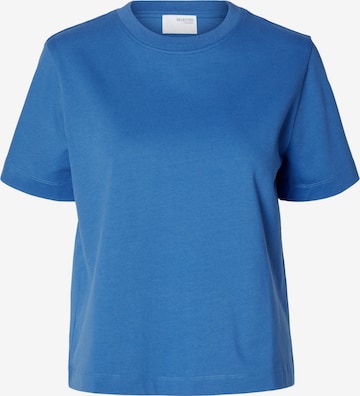 SELECTED FEMME Shirts 'ESSENTIAL' i blå: forside