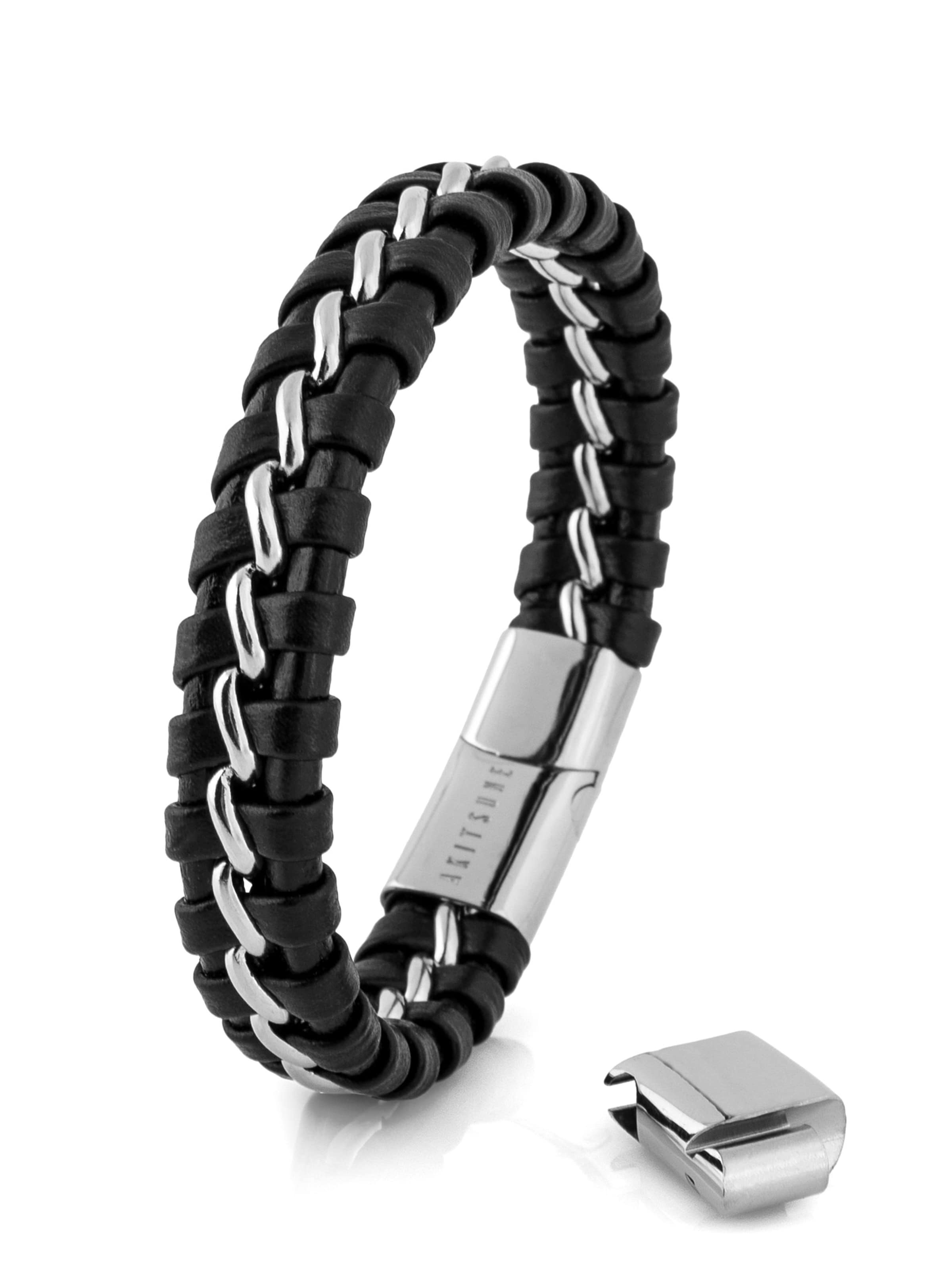 Akitsune Bracelet 'Adeptus' in Silver: front