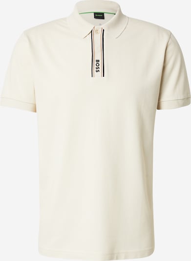 BOSS Toiminnallinen paita 'Paddy' värissä kerma / musta, Tuotenäkymä