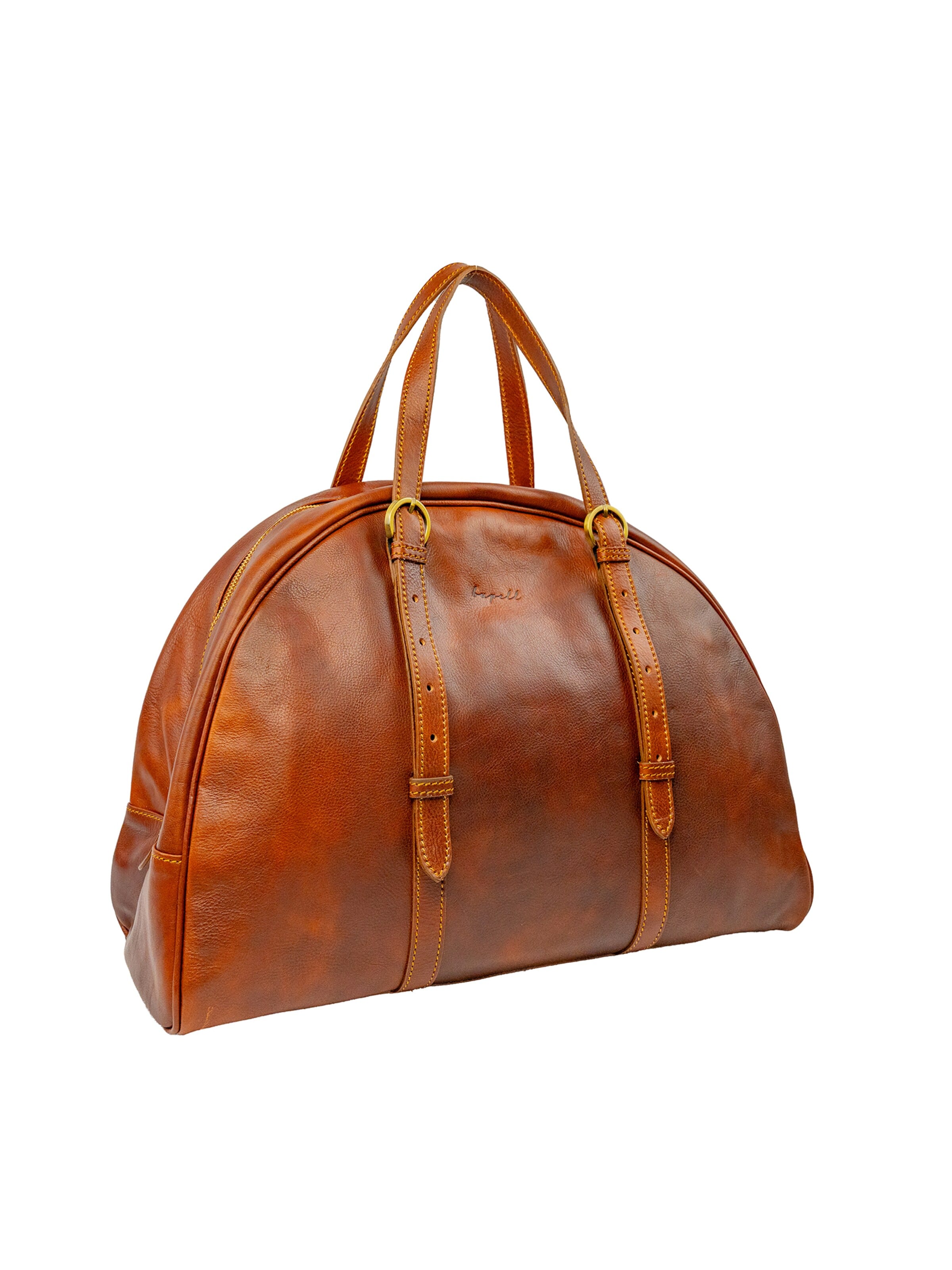 bupell Schultertasche 'Valesca'‌‌‌‌‌ in Braun: Vorderseite