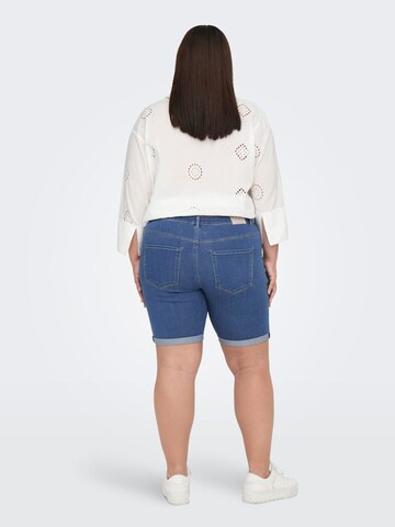 Coupe slim Jean ONLY Carmakoma en bleu