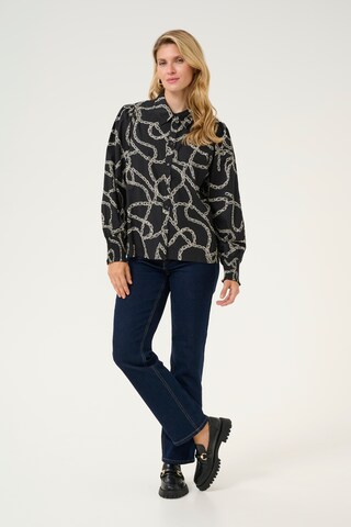 CULTURE Blouse 'Alta Olena' in Zwart