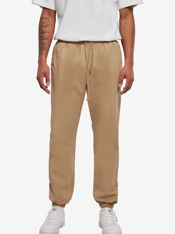 Effilé Pantalon Urban Classics en beige : devant