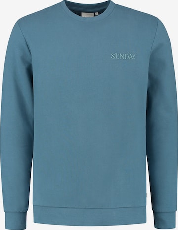 Sweat-shirt 'Sunday' Shiwi en bleu : devant