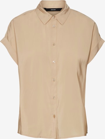 VERO MODA Blus 'GRACE' i beige: framsida