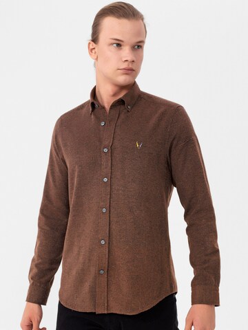 By Diess Collection Regular fit Skjorta i brun