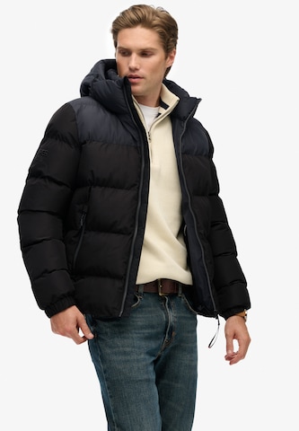 Superdry & Co Winterjas in Zwart
