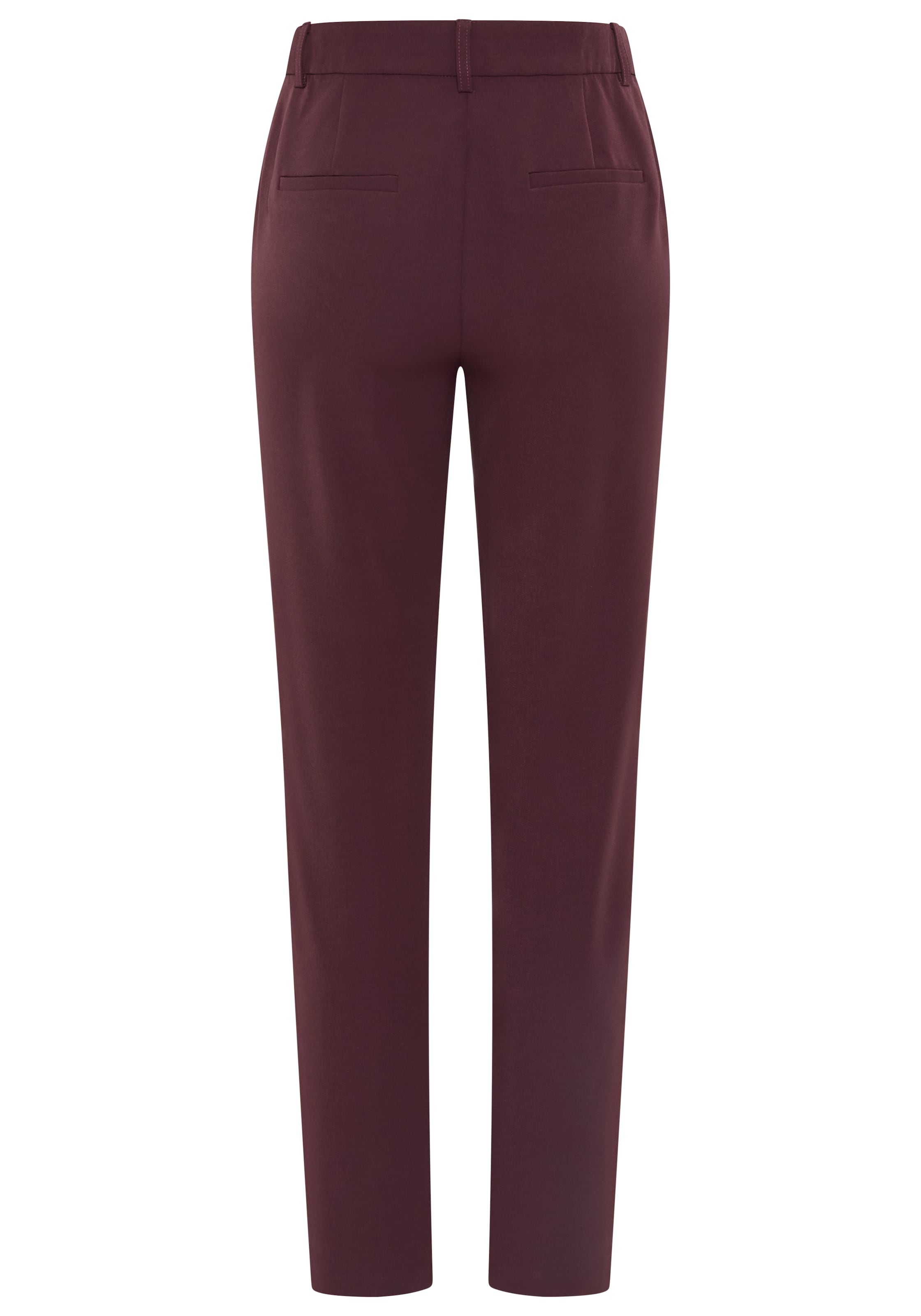 Tamaris Slim fit Pleated Pants in Red