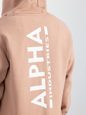 ALPHA INDUSTRIES - Sudadera con cremallera en naranja
