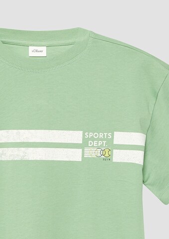 s.Oliver Μπλουζάκι σε πράσινο