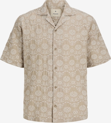 JACK & JONES Comfort fit Overhemd in Beige: voorkant