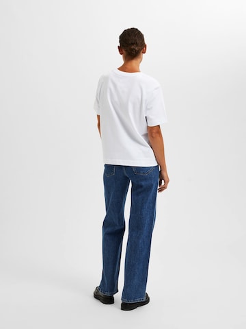 SELECTED FEMME Shirt 'SLFESSENTIAL' in Wit