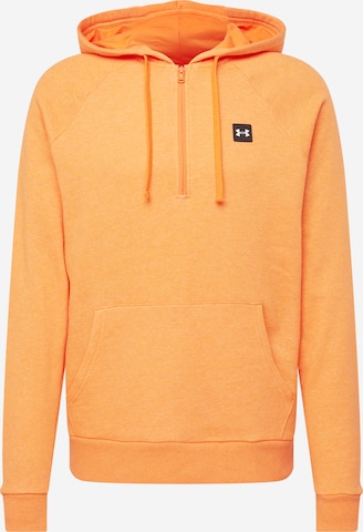 UNDER ARMOUR - Sweatshirt de desporto em laranja: frente