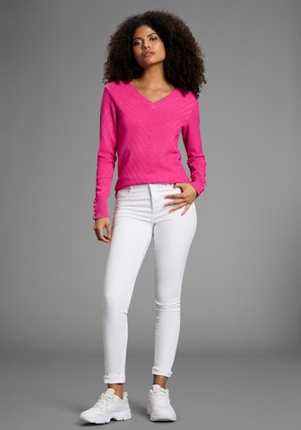 LAURA SCOTT Pullover in Pink
