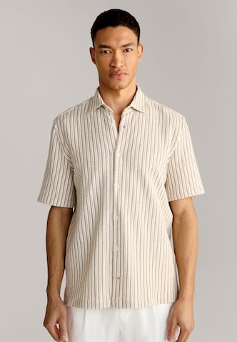 JOOP! Regular fit Button Up Shirt 'Kawi' in Beige: front