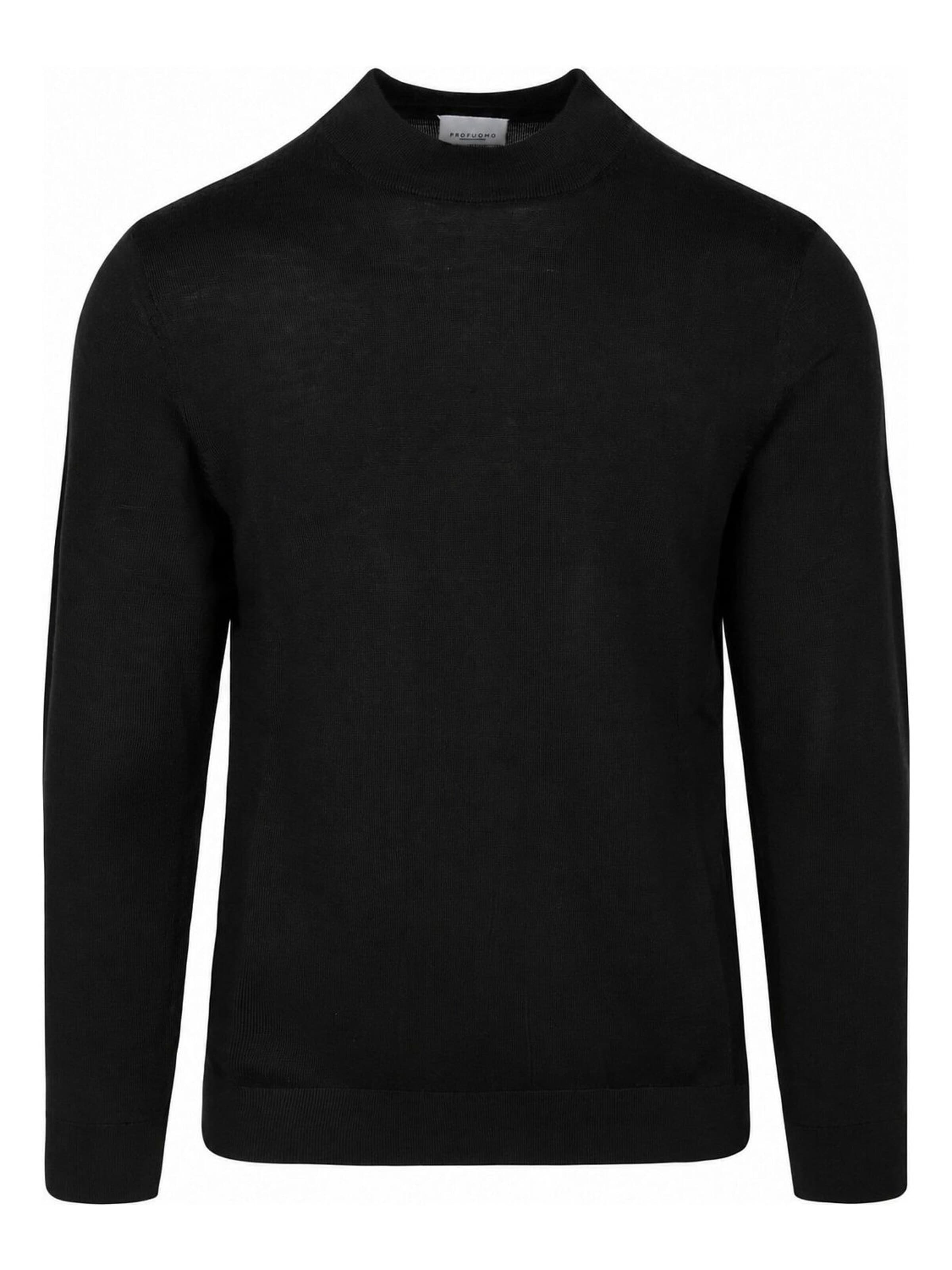Profuomo Shirt in Zwart: voorkant