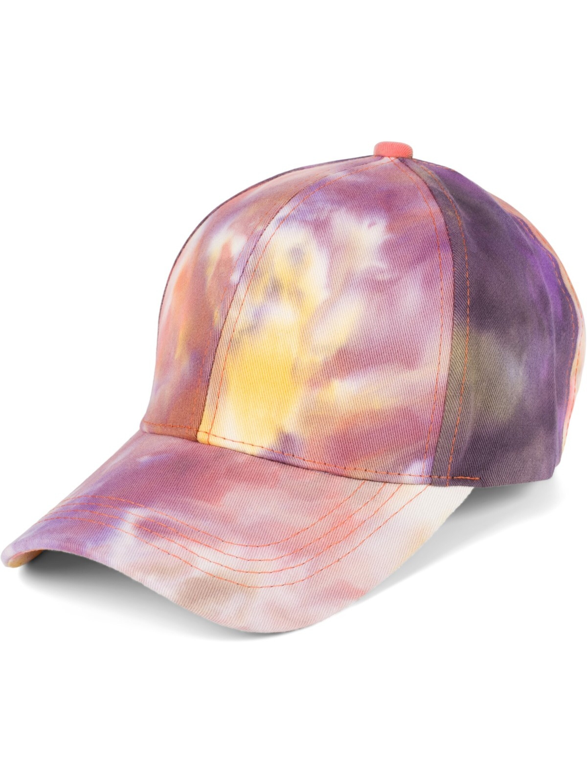 styleBREAKER Cap 'Baseballcap mit Batik Muster' in Purple