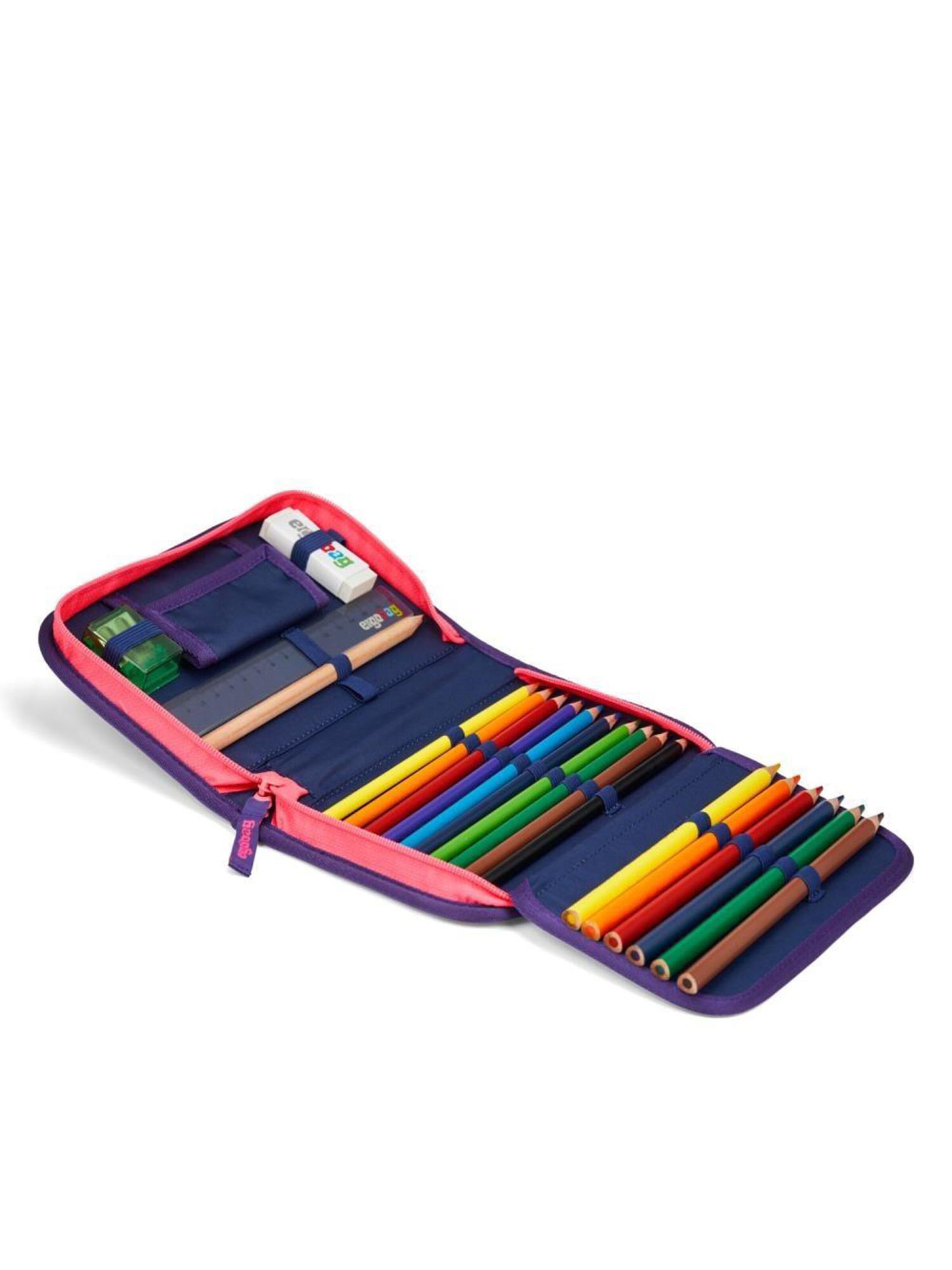 ergobag Rucksack 'Set 6tlg'‌‌‌‌‌‌‌‌‌‌ in Pink