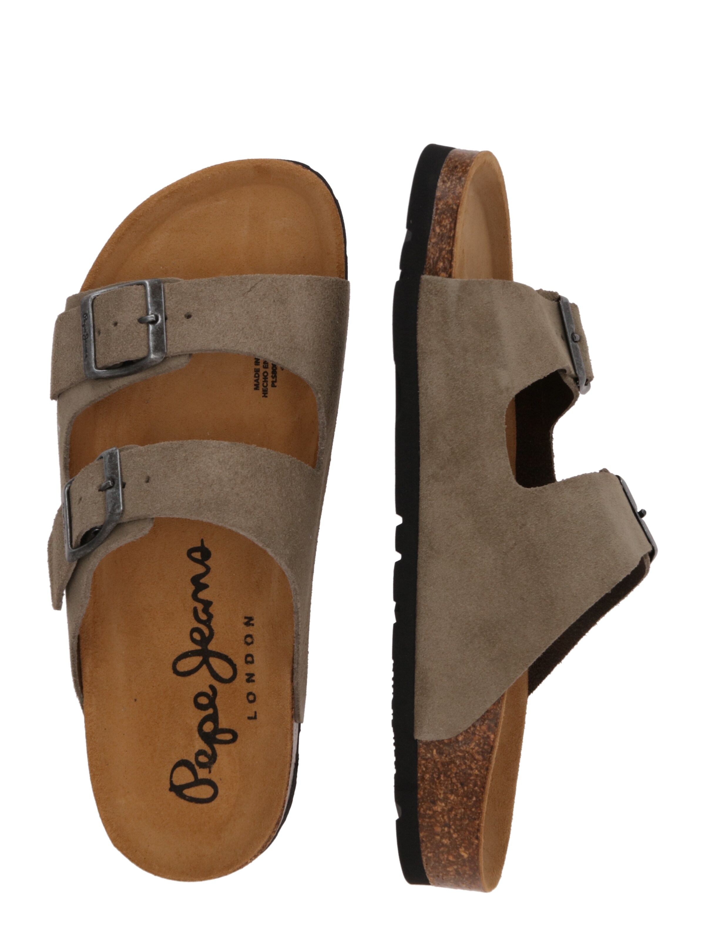 Saboți 'Oban' de la Pepe Jeans pe bej