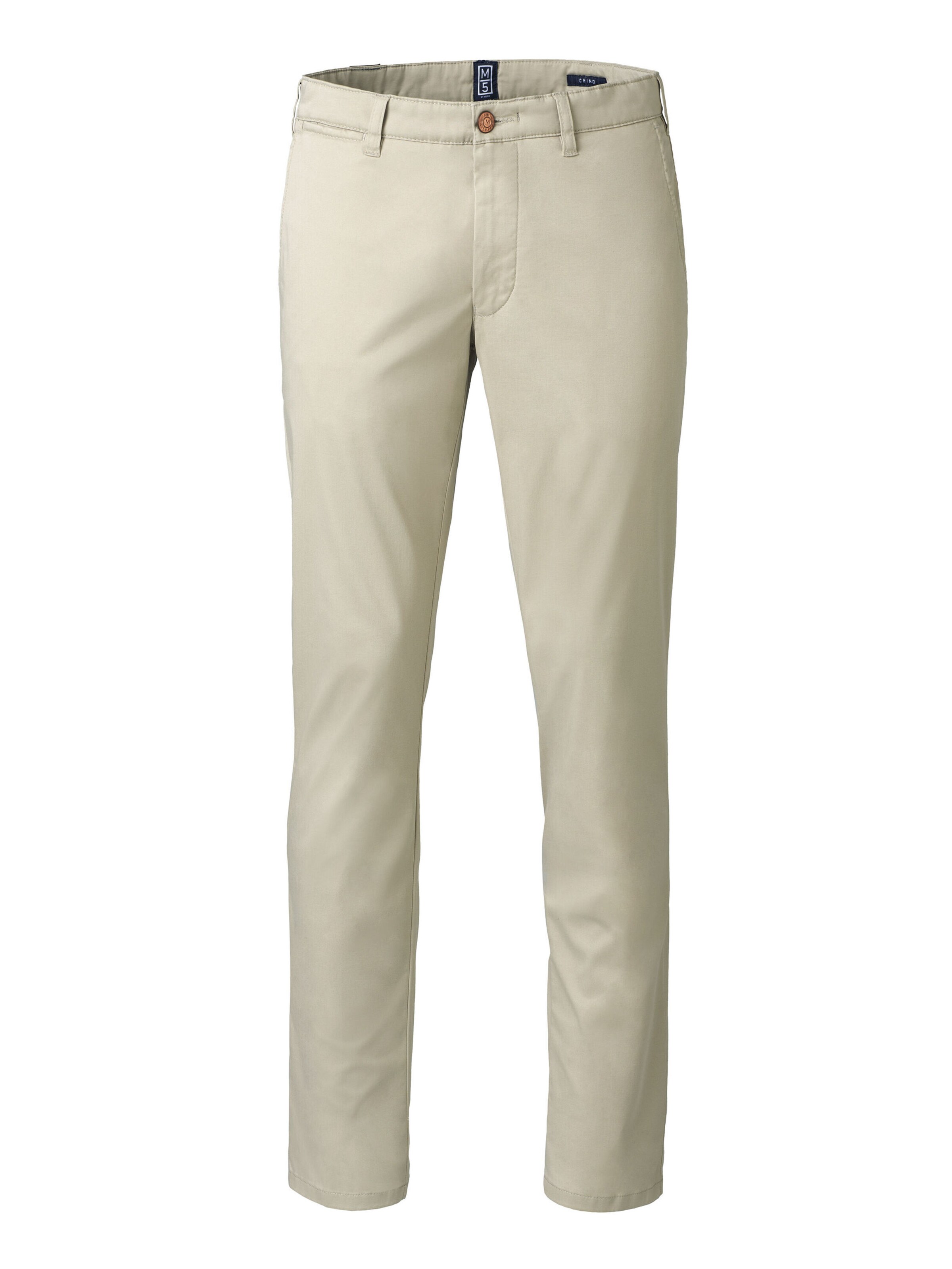 MEYER Chino 'M5' in Beige: voorkant