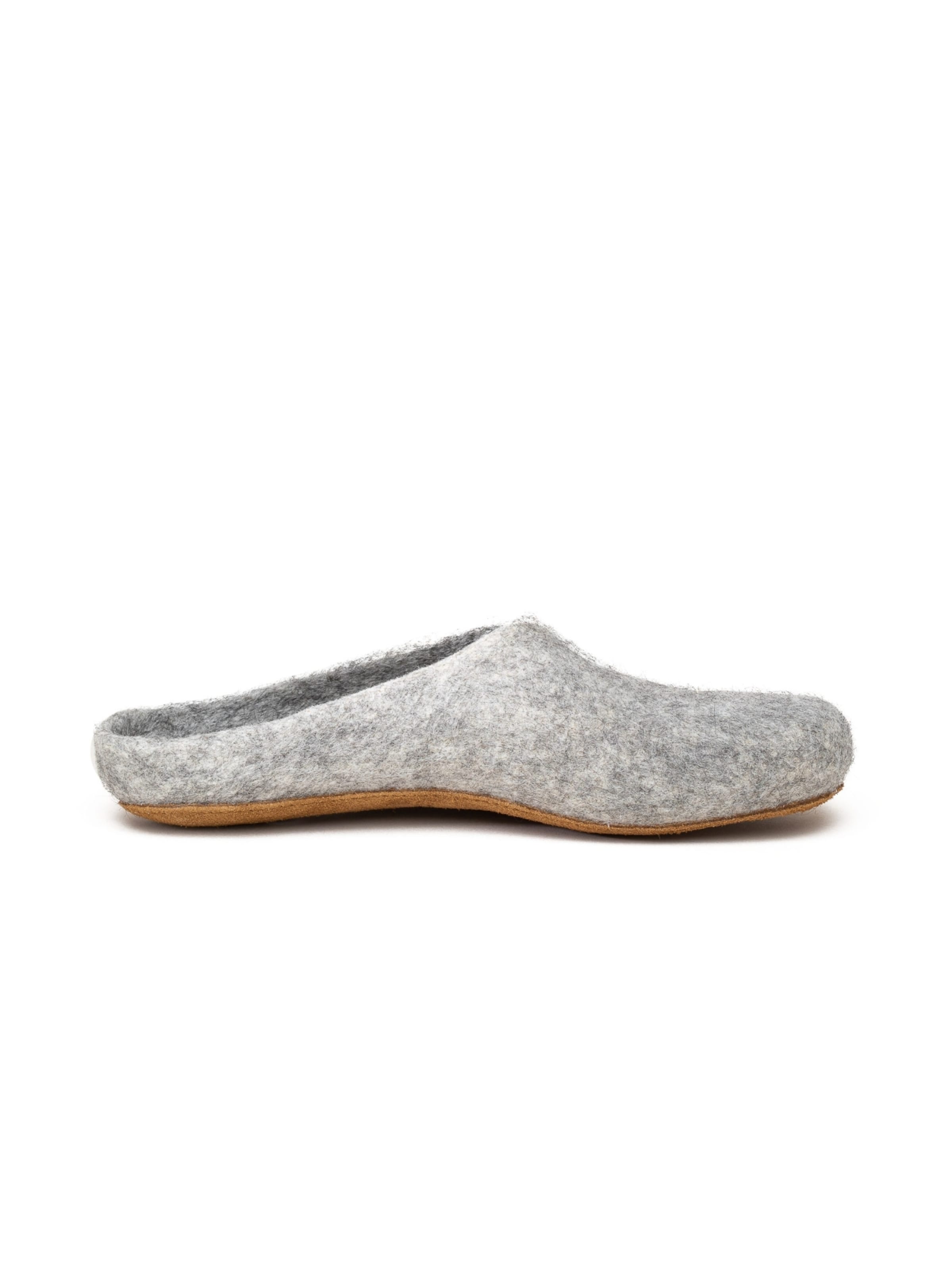 MagicFelt Slippers 'Filzpantoffel Magicfelt 713' in Grey