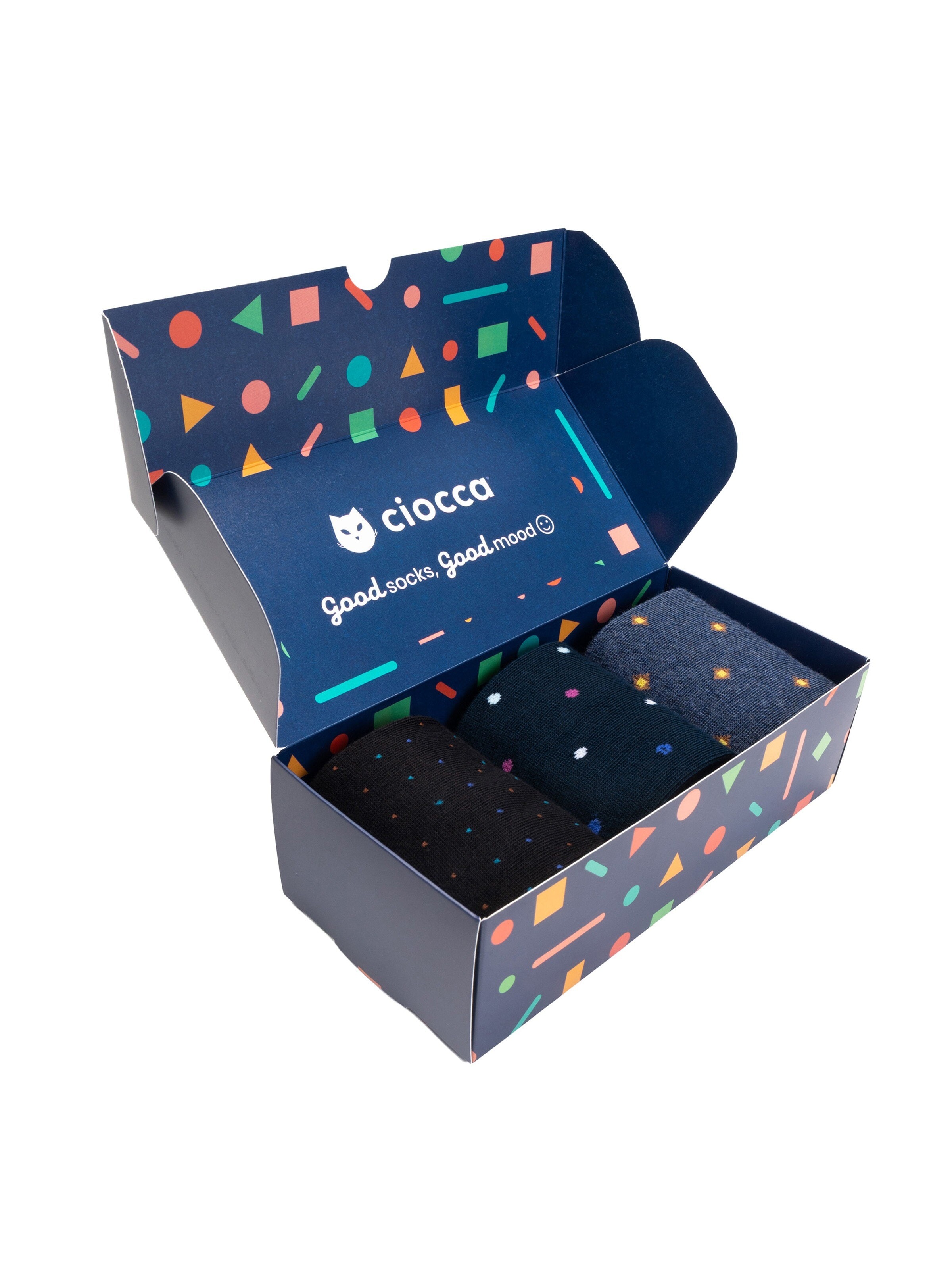 Ciocca Sokken 'Gift Box' in Gemengde kleuren