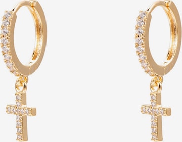 Cala Rose Ohrringe in Gold: Vorderseite