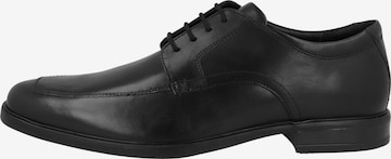 CLARKS Schnürschuh 'Howard Apron' in Schwarz