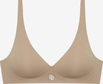 GOD SAVE QUEENS BH 'Second Skin Push Up Bralette' in Braun: Vorderseite