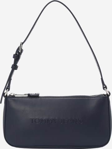 Tommy Jeans Torba za čez ramo 'Essential' | modra barva: sprednja stran